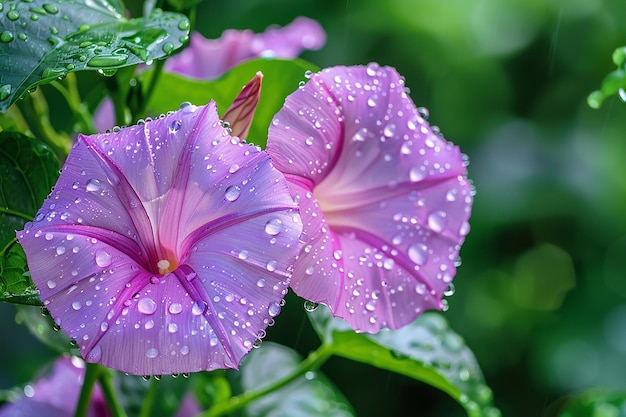 Dewkissed Morning Glory Vine