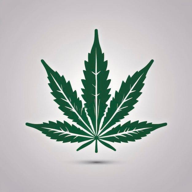 dfetailed marijuana logo