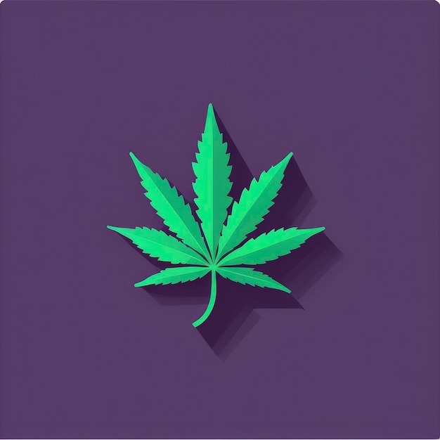 Dfetailed marijuana logo