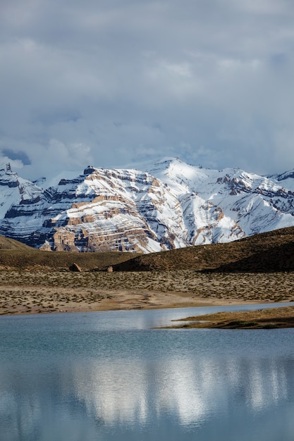 Dhankar Lake. Spiti Valley, 히 마찰 프라데시, 인도