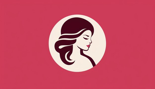 dia de la mujer emprendedora 2d minimalist logo