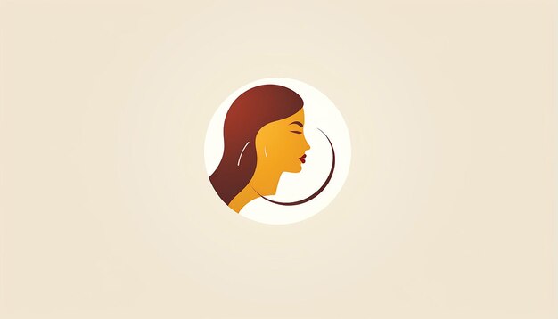 dia de la mujer emprendedora 2d minimalistisch logo