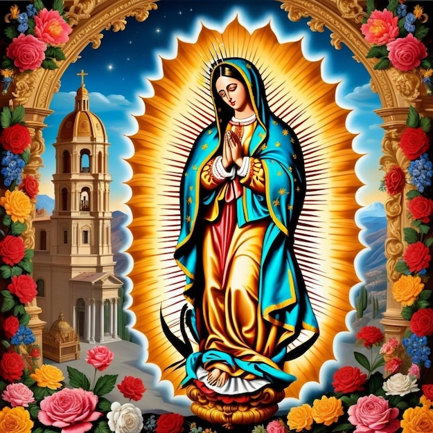 Premium Photo Dia de la Virgen de Guadalupe