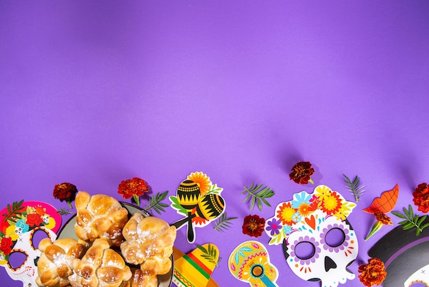 Sfondo di dia de los muertos