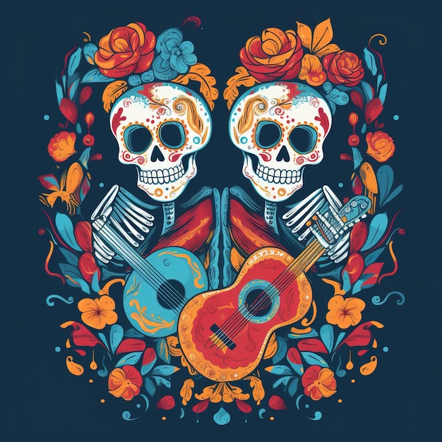 Dia de los muertos Dag van de doden Mexicaanse feestdag