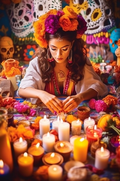 Dia de Muertos Cutie Adorable Female Outfit