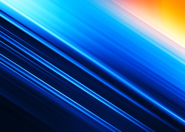 diagonal blue motion blur ocean with sun background hd