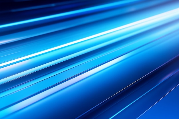 Diagonal blurred blue lines abstract background