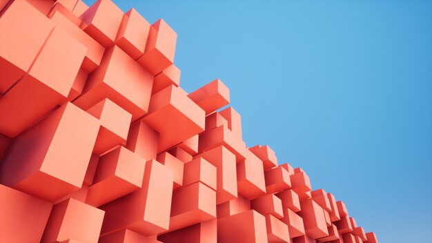 diagonal red random box