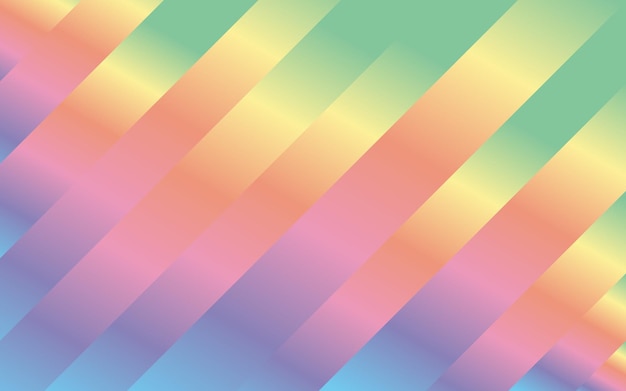 Diagonal stripe gradient color spectrum abstract background