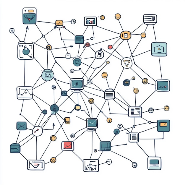 Network Drawings Images - Free Download on Freepik