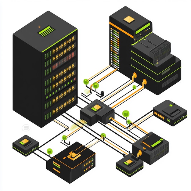 a diagram of a load balancing and scaling strategy for web servers