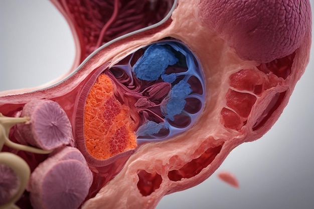 Foto diagramma che mostra l'anatomia del rene umano icona della milza sana illustrazione piatta della milza sana