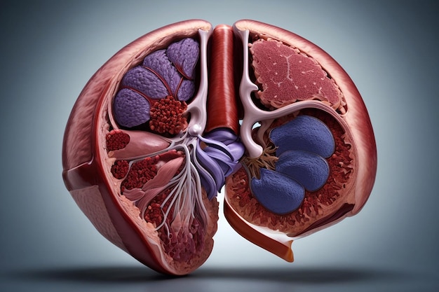 diagram showing human kidney anatomy healthy spleen icon flat illustration of healthy spleen