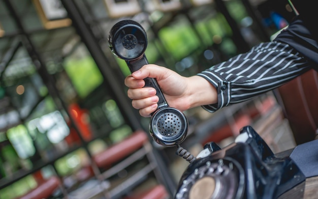 Dialing A Rotary Phone