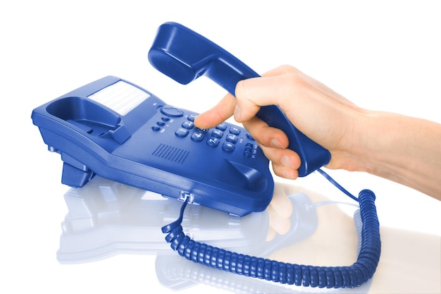 Dialing on telephone