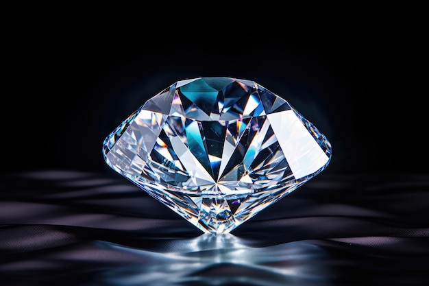 Diamond business concept cut diamond contrasting rough diamond gem on isolated background