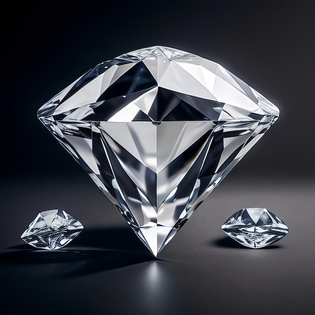 Алмазный кристаллический драгоценный камень