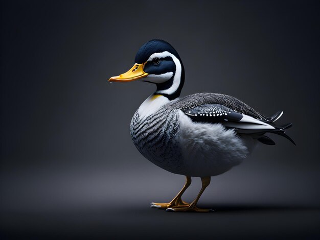 diamond duck white background