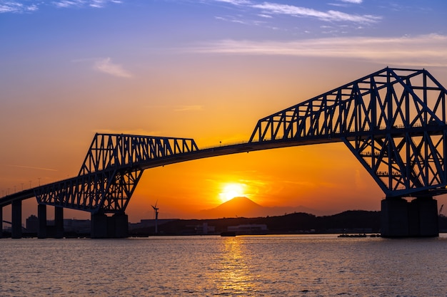 Diamond Fuji Tokyo Gate Bridge