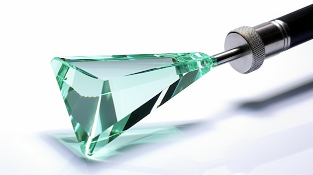 Diamond Glass Cutter on White Background