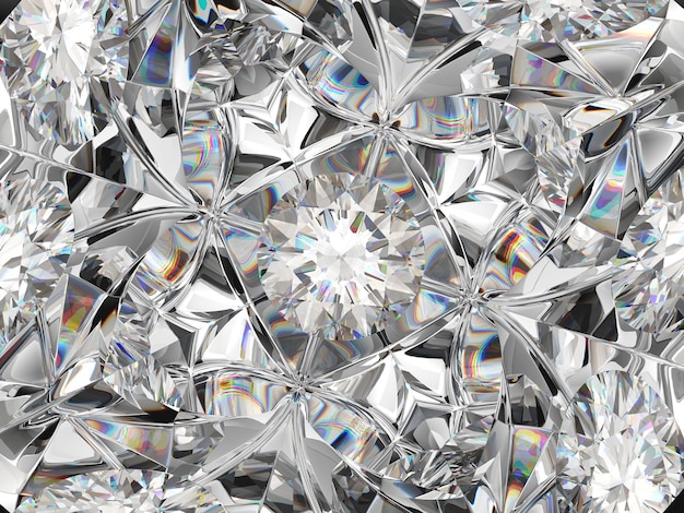 Photo diamond glowing background
