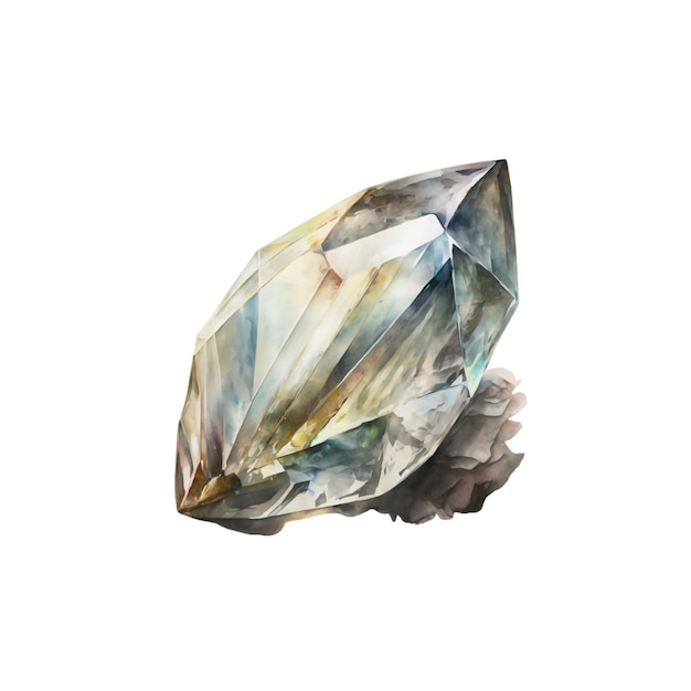 A diamond is on a white background.