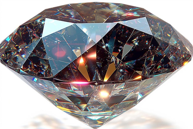 Diamond isolated on transparent background