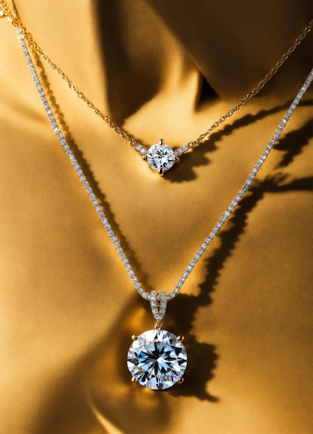 Diamond jewelry luxury and fashion jewelry ai generative