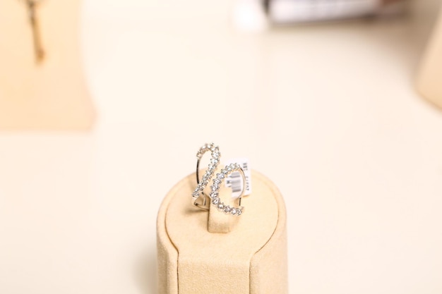 Photo diamond jewelry luxury and fashion jewelry