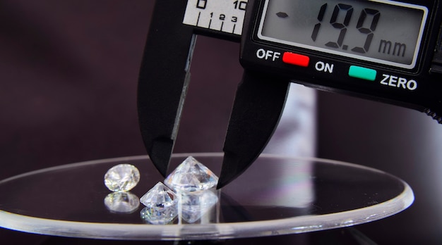 Photo diamond for jewelry