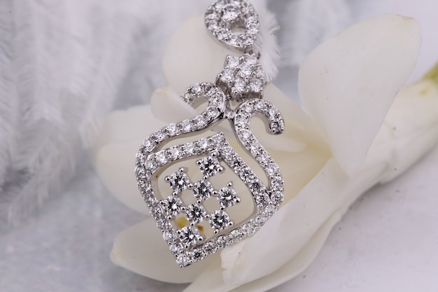 Photo diamond pendant