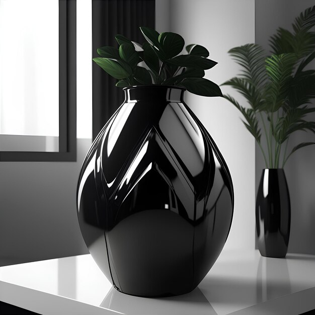 Diamond Spiral Plant Vase