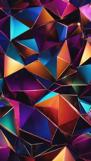 Diamond style geometrical background design