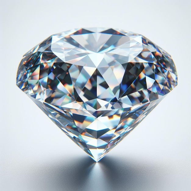 Photo a diamond that is on a white background