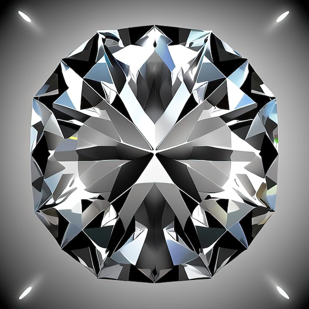 Diamond top view