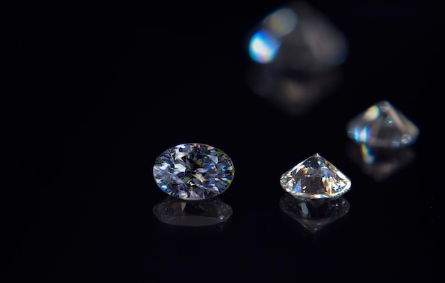 Diamonds are valuable expensive and rare For making jewelry