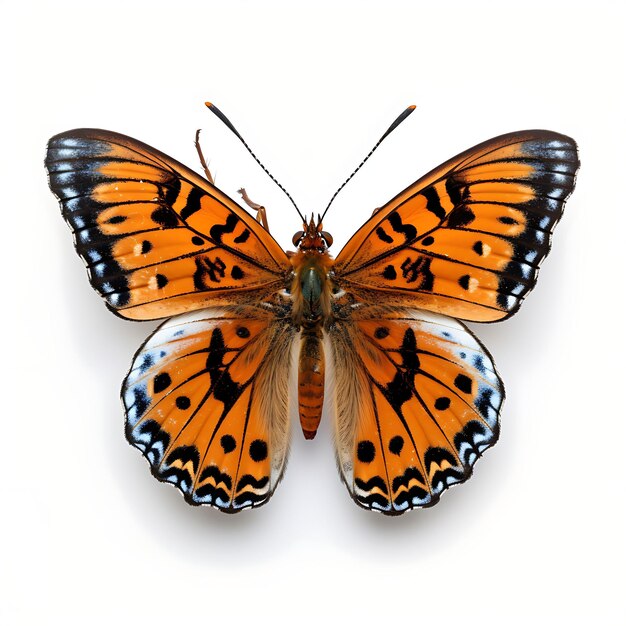 Premium AI Image | Diana Fritillary Butterfly Featuring Orange Wings W ...