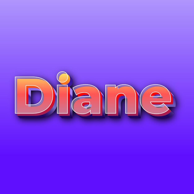 Dianetext effect jpg gradient purple background card photo