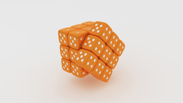 Photo dice cube