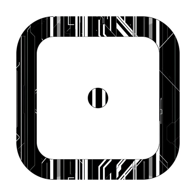 dice one icon black white technology texture