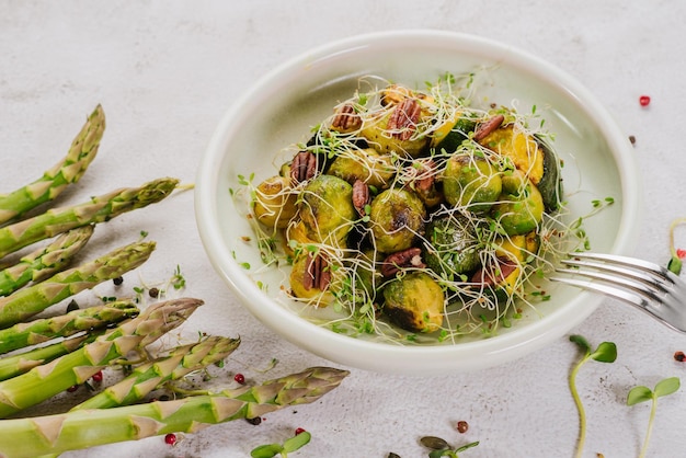 Dieet coquilleschotel met rijst en kruiden