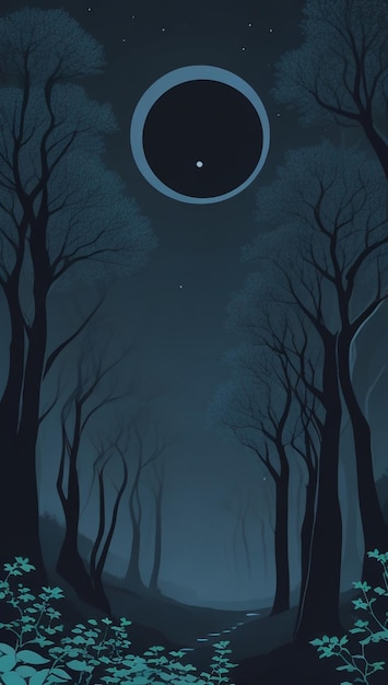 Diepe donkere obsidiaan mystiek maanlicht elegantie in enigmatische tinten