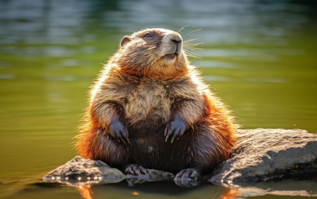 dierenfotografie van marmotten
