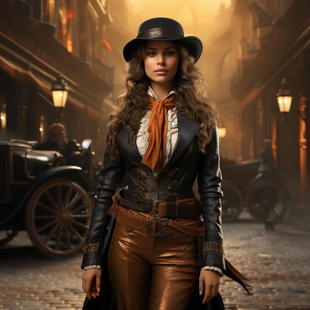 Photo dieselpunk clothing