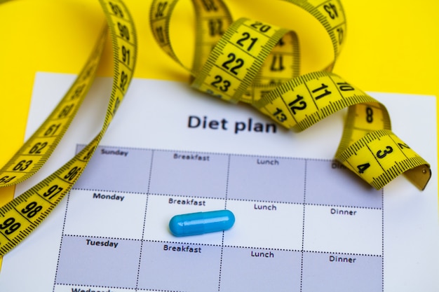 Diet plan and weight loss pills