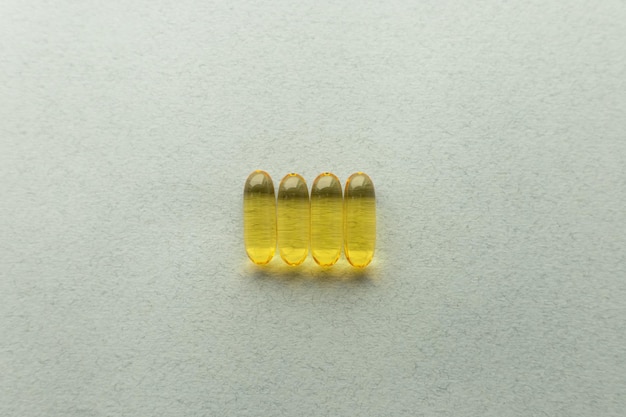 dietary supplement vitamins omega 3 four capsules