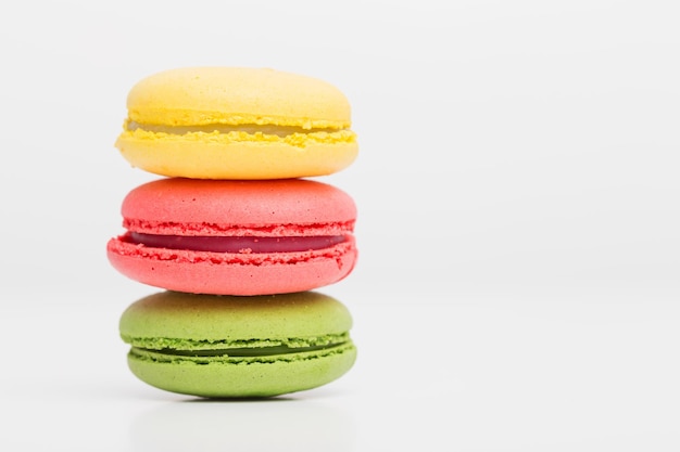 Differen color macaroons