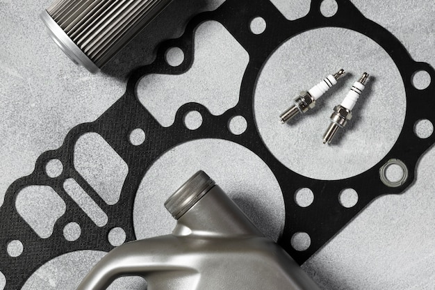 different car accessories assortment