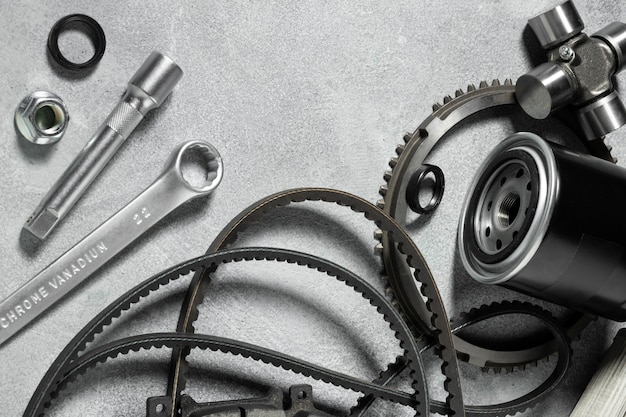 different car accessories assortment